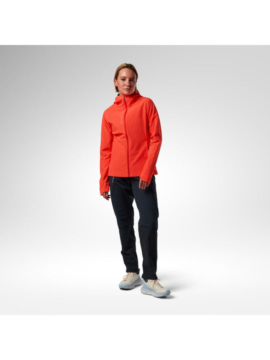 Kurtka damska ROSSIGNOL W Venon Wind Hoodie Jacket czerwona
