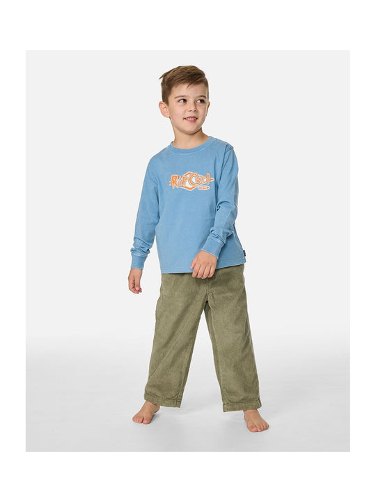 Koszulka chłopięca RIP CURL Ride The Wave Ls Tee - Boy niebieska
