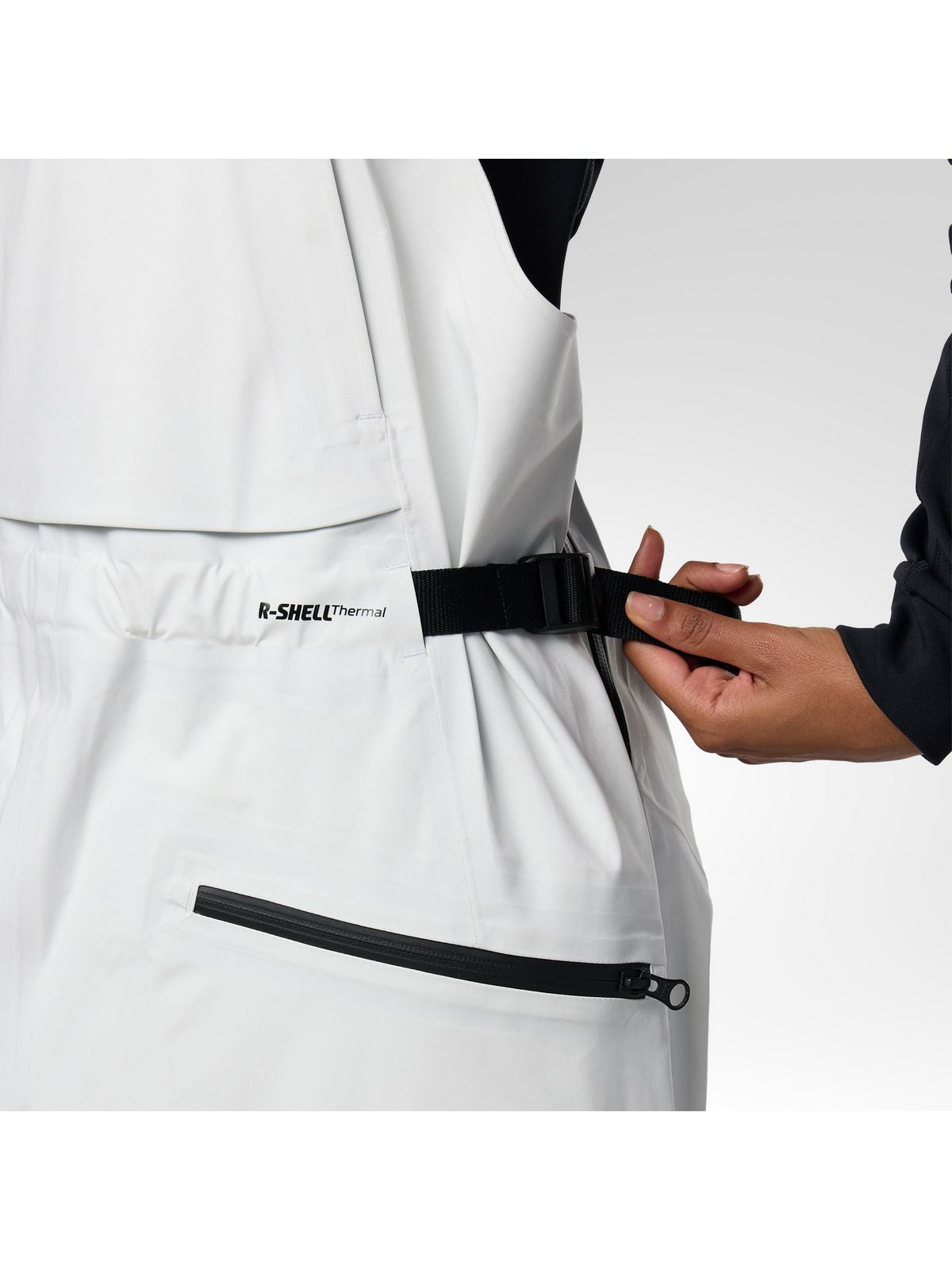 Spodnie narciarskie damskie ROSSIGNOL W Proclivity 3L Bib Pant białe