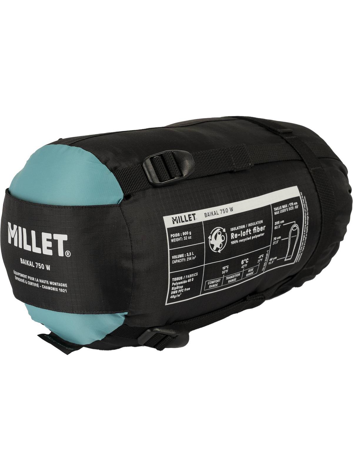 Śpiwór MILLET BAIKAL 750 W niebieski