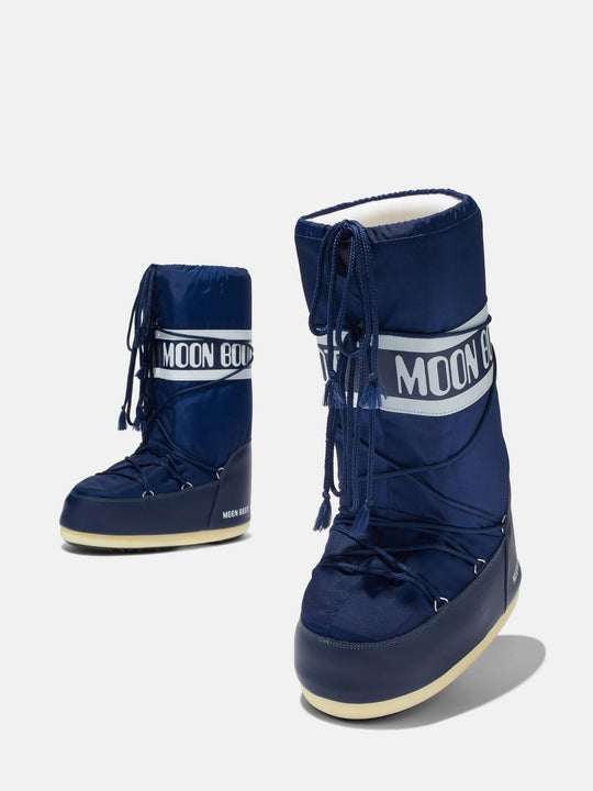 Buty damskie MOON BOOT Icon Nylon niebieskie
