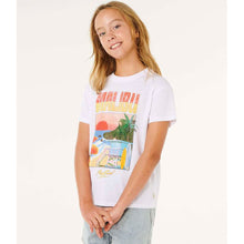 Koszulka dziewczęca RIP CURL Hayley O Relaxed Tee-Girl biała
