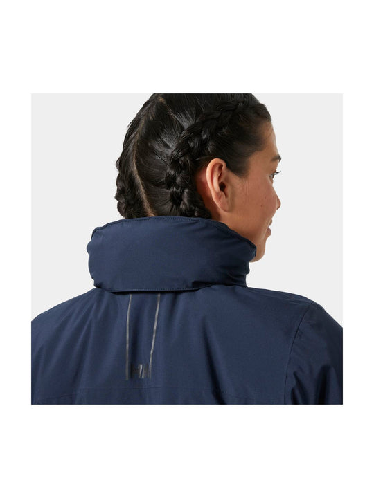 Kurtka narciarska damska HELLY HANSEN W CREWSER INSULATED JACKET granatowa
