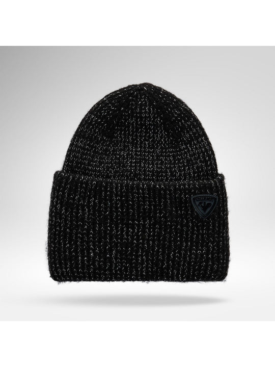 Czapka damska ROSSIGNOL W Snowcrystal Beanie czarna
