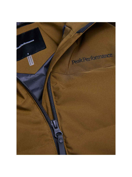 Kurtka narciarska damska PEAK PERFORMANCE Shred Down Ski Jacket brązowa

