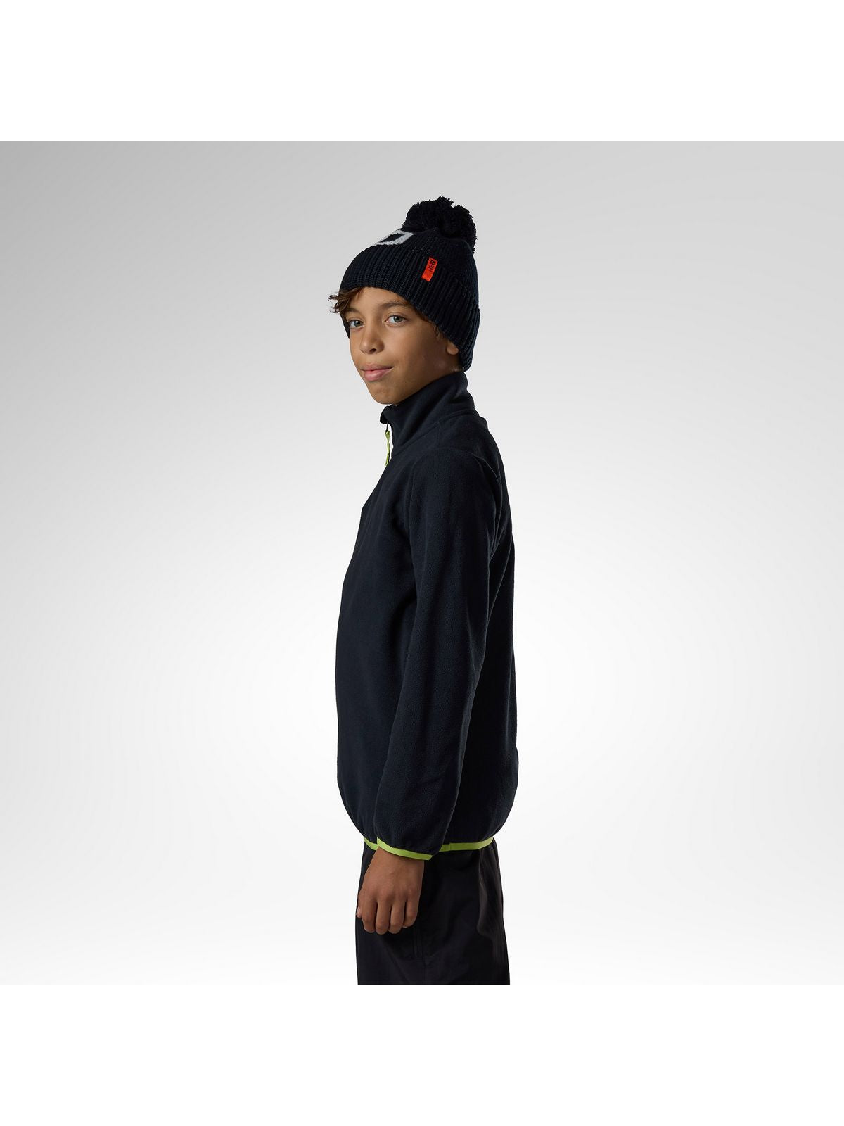 Bluza juniorska ROSSIGNOL Jr Quarter Zip Polar Fleece czarna