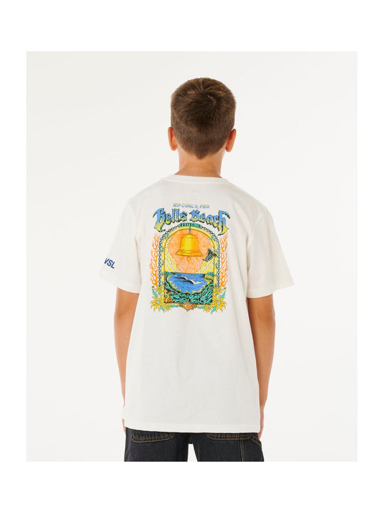 Koszulka chłopięca RIP CURL Rip Curl Pro 26 Tee - Boys biała
