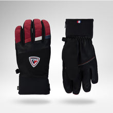 Rękawice narciarskie męskie ROSSIGNOL M Strato Ski Gloves R-Shell Dr bordowe
