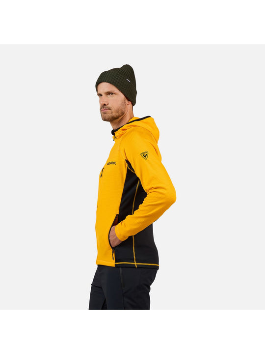 Bluza męska ROSSIGNOL BLACKSIDE MIX FZH FLEECE żółta
