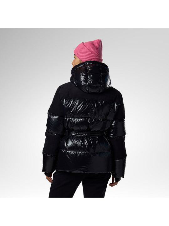 Kurtka narciarska damska ROSSIGNOL W Jcc Corduroy Down Ski Jacket czarna
