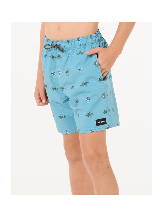 Szorty kąpielowe chłopięce RIP CURL Fun Times Volley-Boy niebieskie
