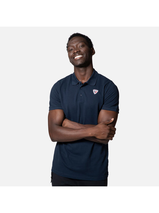 Koszulka męska ROSSIGNOL Logo Polo granatowy
