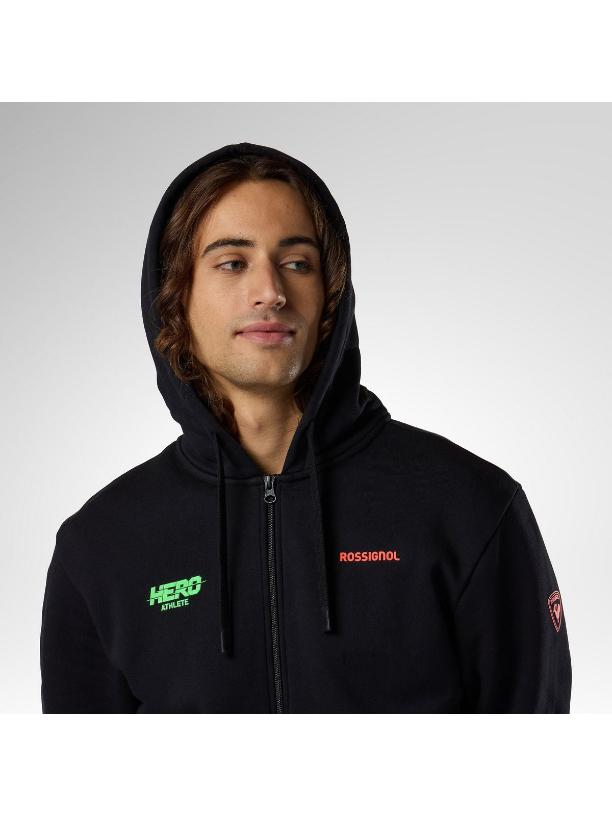 Bluza męska ROSSIGNOL HERO FZH czarna