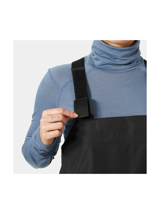 Spodnie narciarskie damskie HELLY HANSEN W EMIKO SHELL BIB PANT czarne
