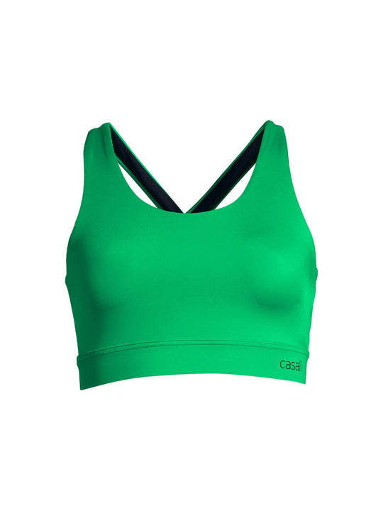 Stanik treningowy CASALL Crossback Sports Bra zielony
