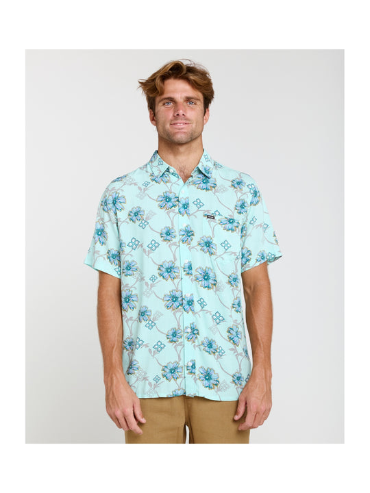 Koszula RIP CURL Surf Revival S/S Shirt turkusowy
