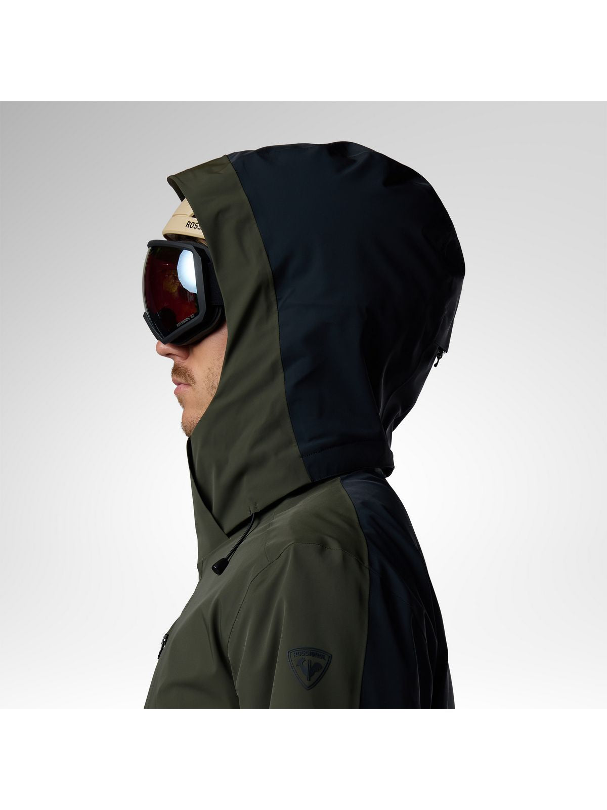 Kurtka narciarska męska ROSSIGNOL M 4Ws Blackside Insulated Jack zielona