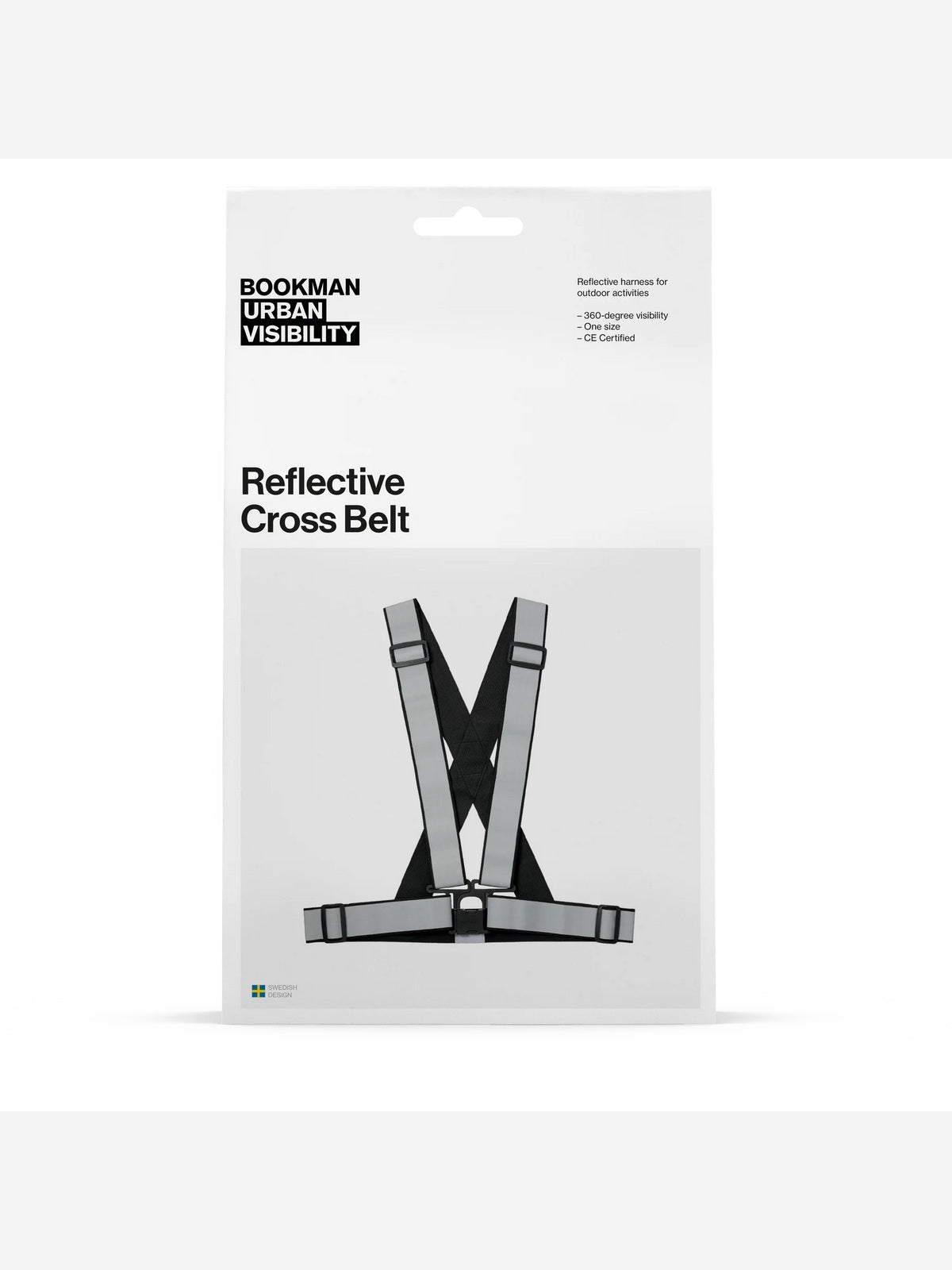 Szelki odblaskowe BOOKMAN Reflective Cross Belt Black