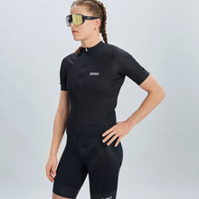 Koszulka rowerowa damska POC W’s Essential Road Logo Jersey czarna - Adventure Sports
