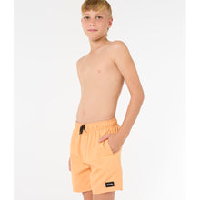 Szorty kąpielowe chłopięce RIP CURL OFFSET VOLLEY - BOY pomarańczowe
