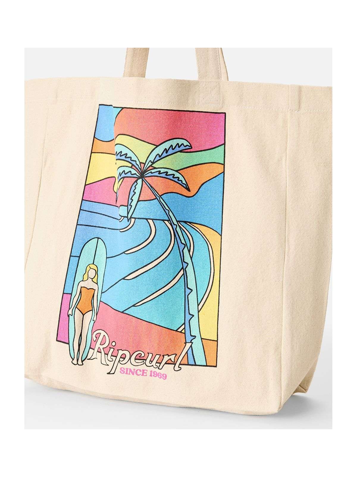 Torebka damska RIP CURL Custom Desto 20L Tote beżowa