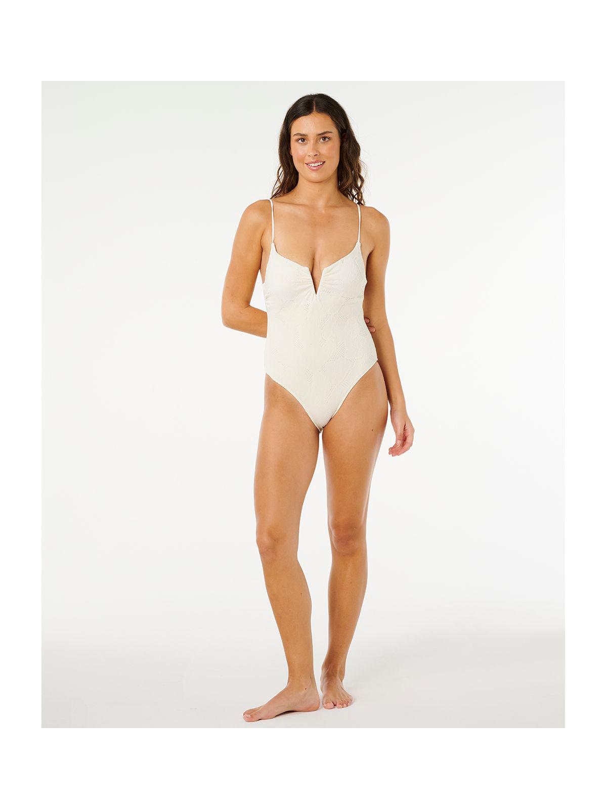 Kostium damski RIP CURL Oasis V Wire Multi Fit 1Pc beżowy