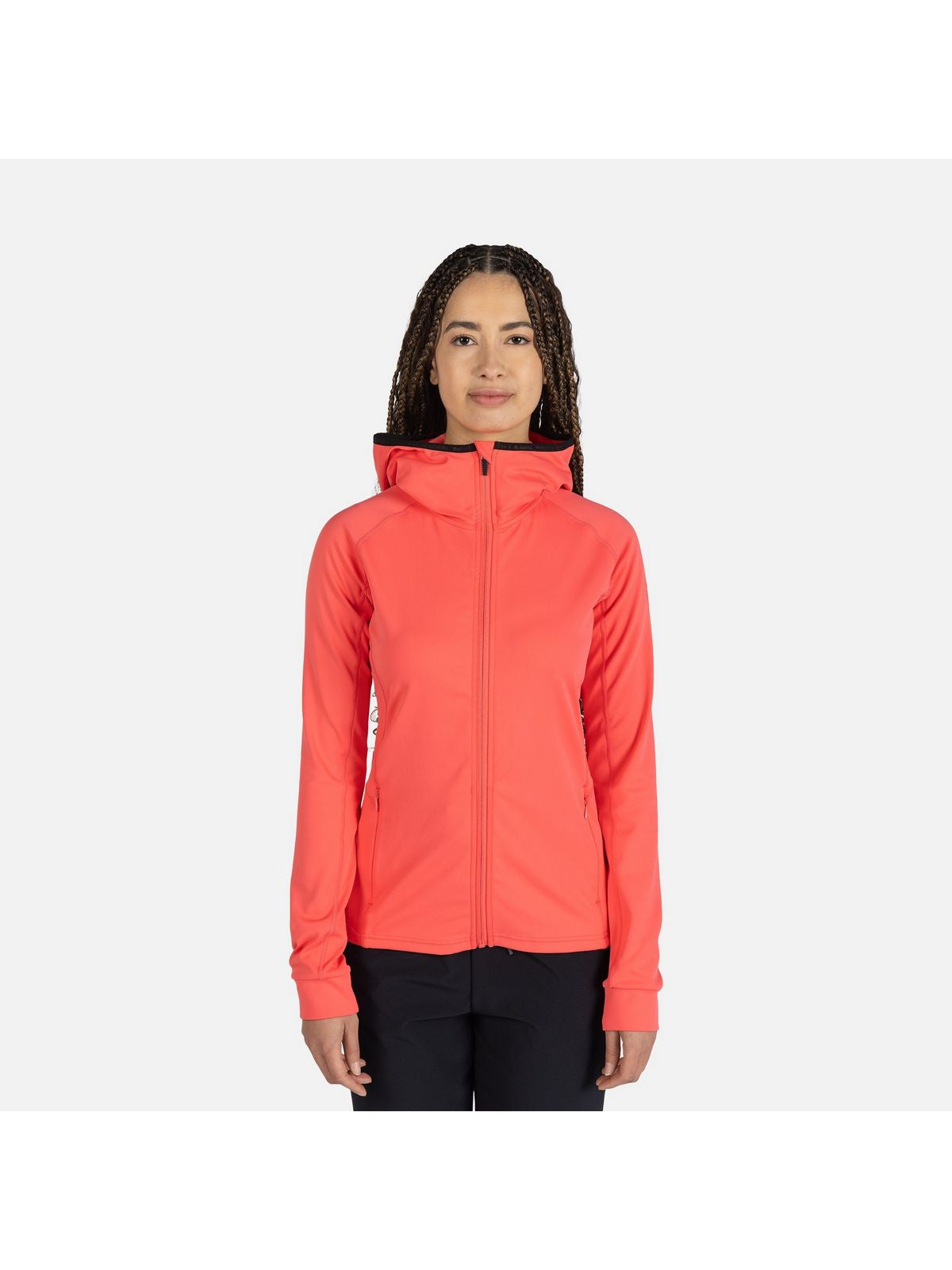 Bluza damska ROSSIGNOL W Mid Layer Thin Fz różowa - Adventure Sports