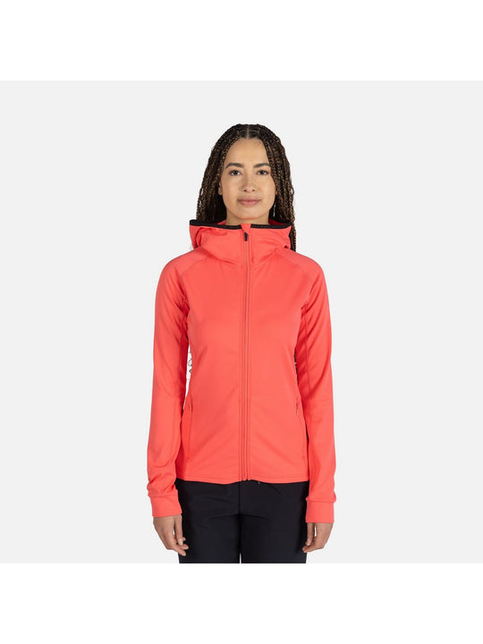 Bluza damska ROSSIGNOL W Mid Layer Thin Fz różowa - Adventure Sports
