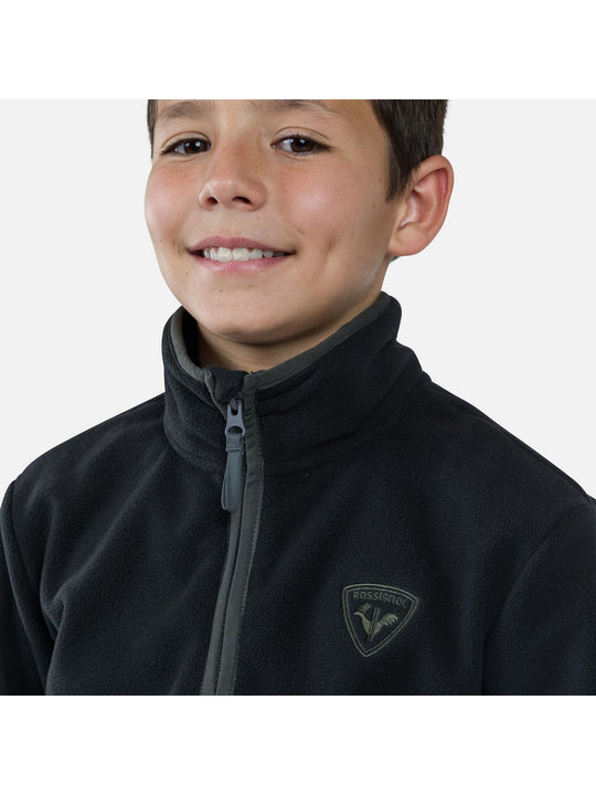 Bluza dziecięca ROSSIGNOL Jr Strawpile Fleece Hz czarny
