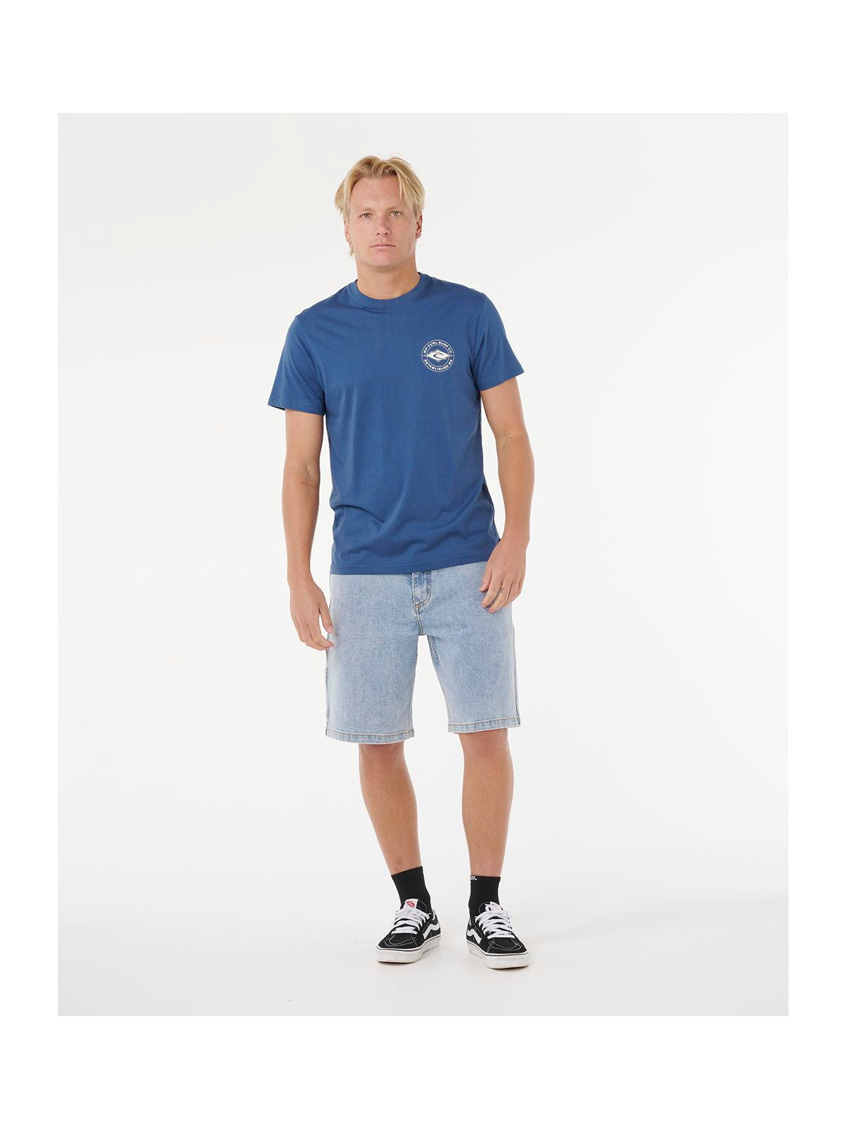 Koszulka RIP CURL STAPLE TEE granatowa