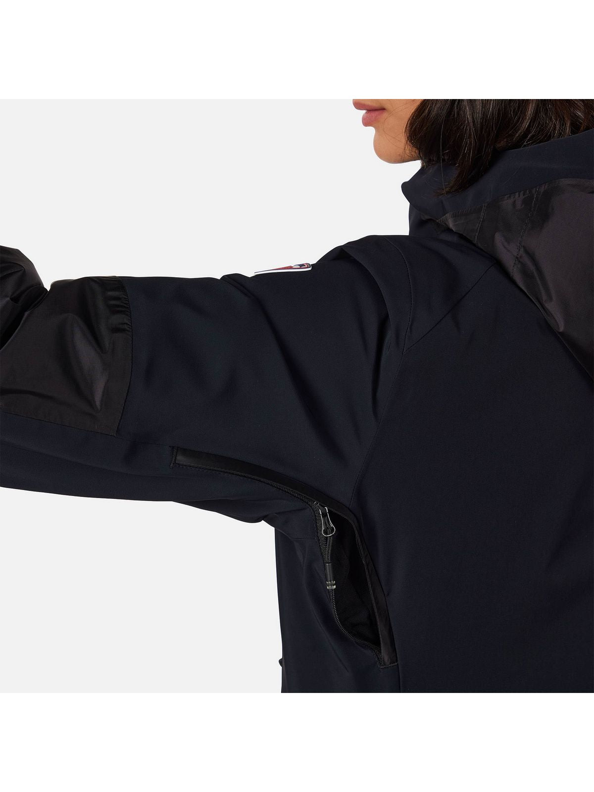 Kurtka narciarska damska ROSSIGNOL W CIASTEL JKT czarna