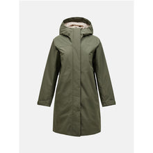 Parka Peak Performance W Treeline Insulated Park zielony - Kurtka - Adventure Sports
