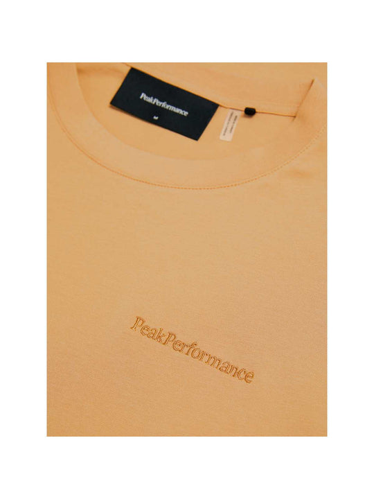 Koszulka męska PEAK PERFORMANCE Original Small Logo Tee Men pomarańczowa
