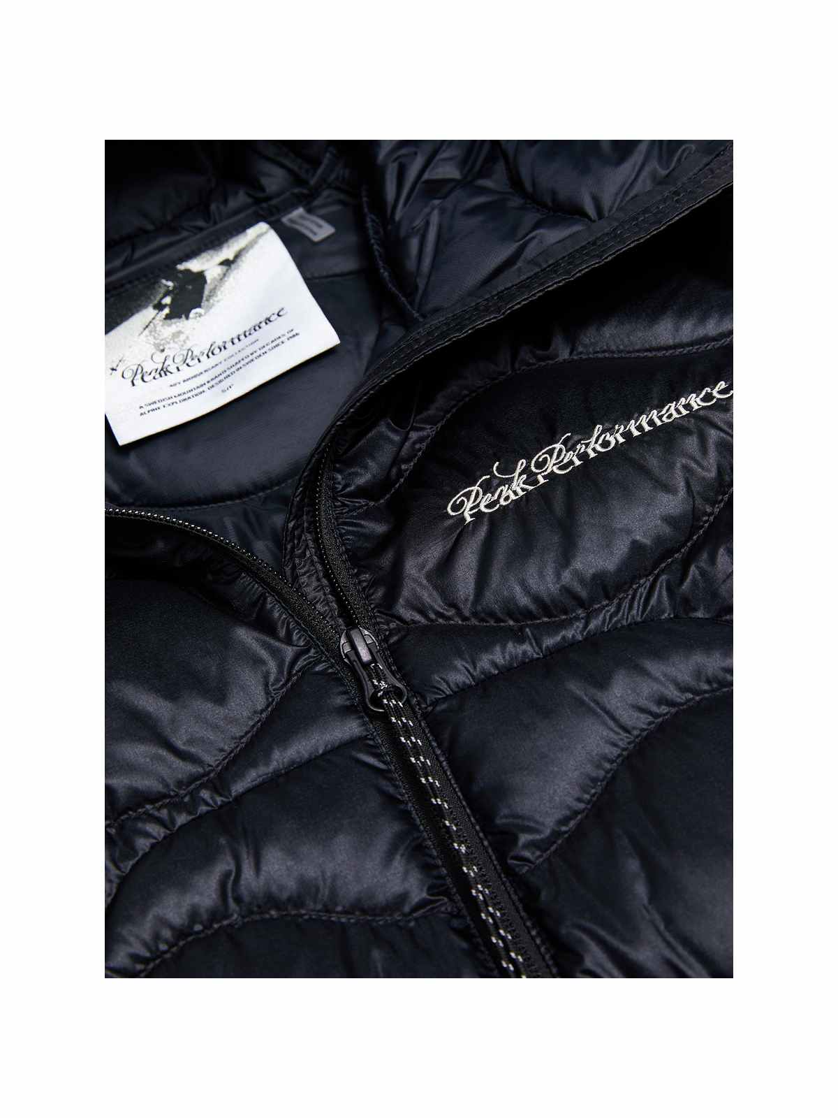 Kurtka puchowa damska PEAK PERFORMANCE 40Y Helium Down Hood Jacket czarna