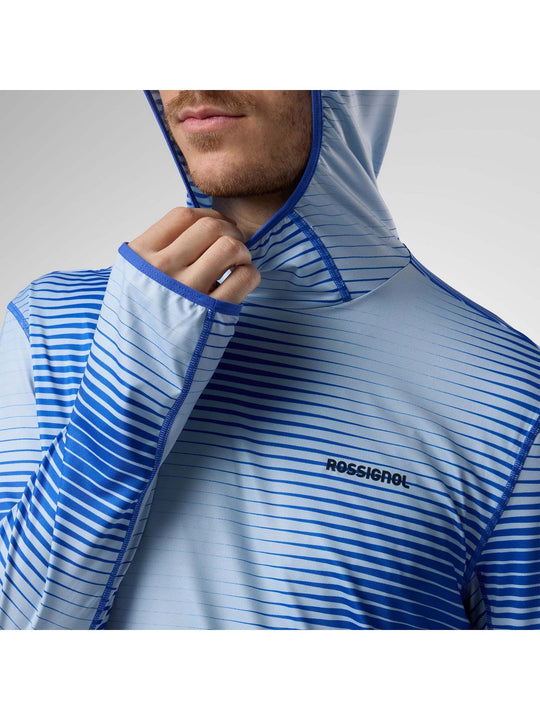Bluza męska ROSSIGNOL Westweg Sun Hoodie niebieska
