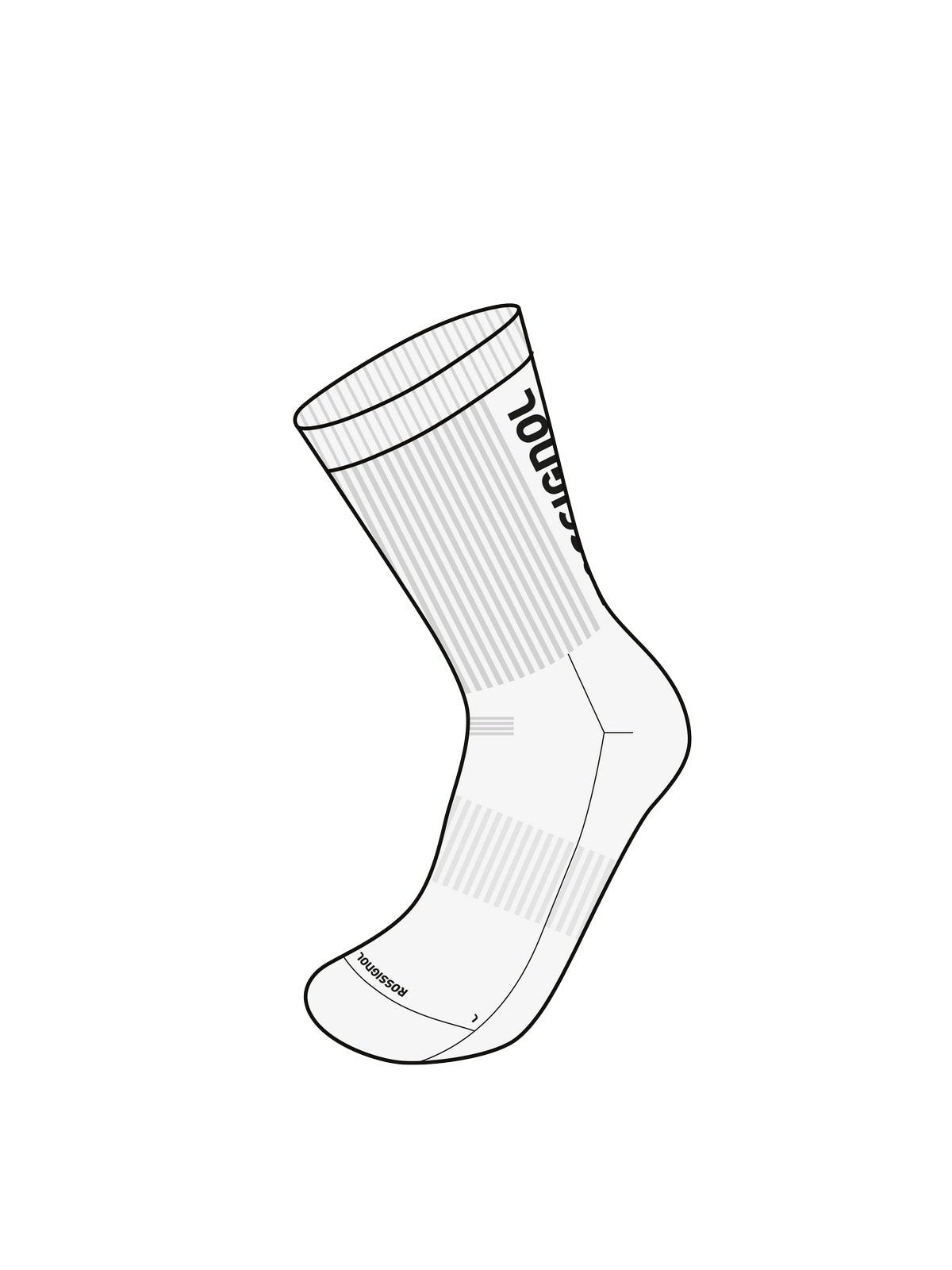 Skarpety męskie ROSSIGNOL New Presset Socks białe
