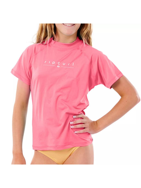 Lycra dziewczęca RIP CURL Girls Golden Rays S/Sl - różowy - Adventure Sports
