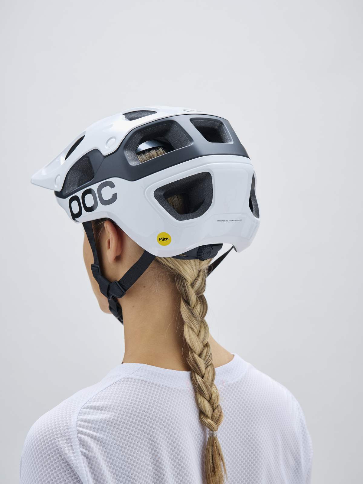 Kask rowerowy POC Cularis Pure biało czarny