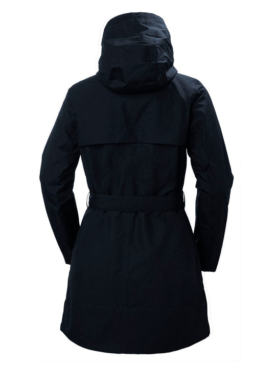 Płaszcz damski HELLY HANSEN W Welsey Ii Trench Insulated czarny
