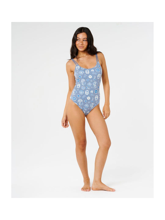 Kostium damski RIP CURL Catalina Waves 1 Piece niebieski
