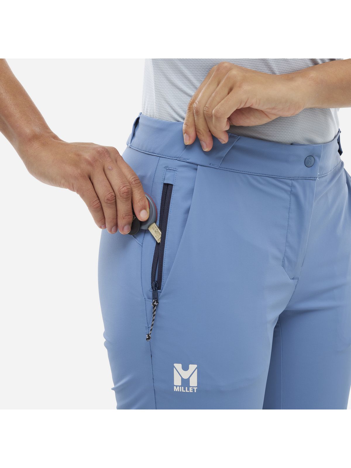 Spodnie damskie MILLET Ubic Str Zip Off Pt W niebieskie