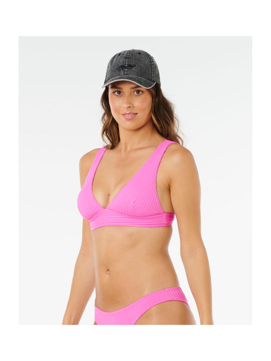 Stanik damski RIP CURL Premium Surf D-Dd Deep V różowy
