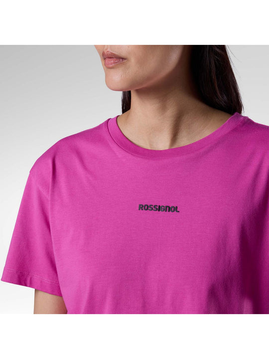 Koszulka damska ROSSIGNOL W Presset Tee różowa
