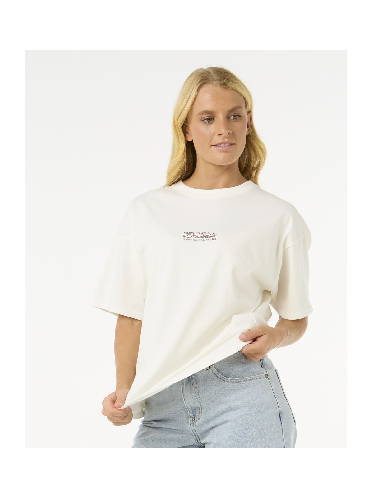 Koszulka RIP CURL Las Dalias Heritage Tee biały