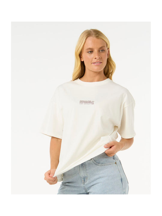 Koszulka RIP CURL Las Dalias Heritage Tee biały
