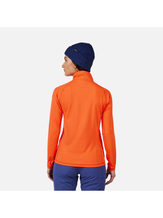 Bluza damska ROSSIGNOL W MID LAYER STRETCH HZ pomarańczowy
