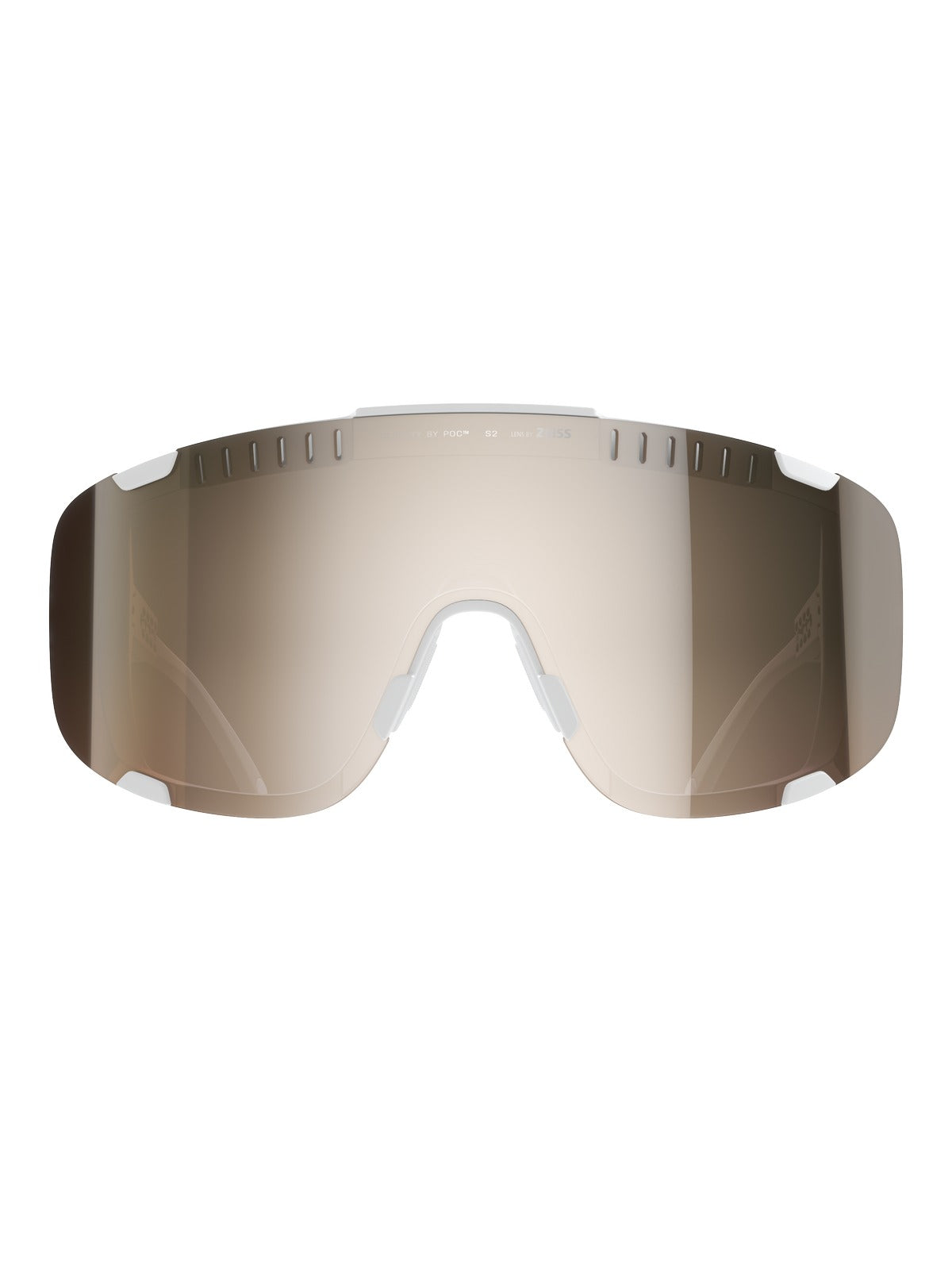 Okulary rowerowe POC Devour białe - Clarity Trail /Partly Sunny Silver cat.2