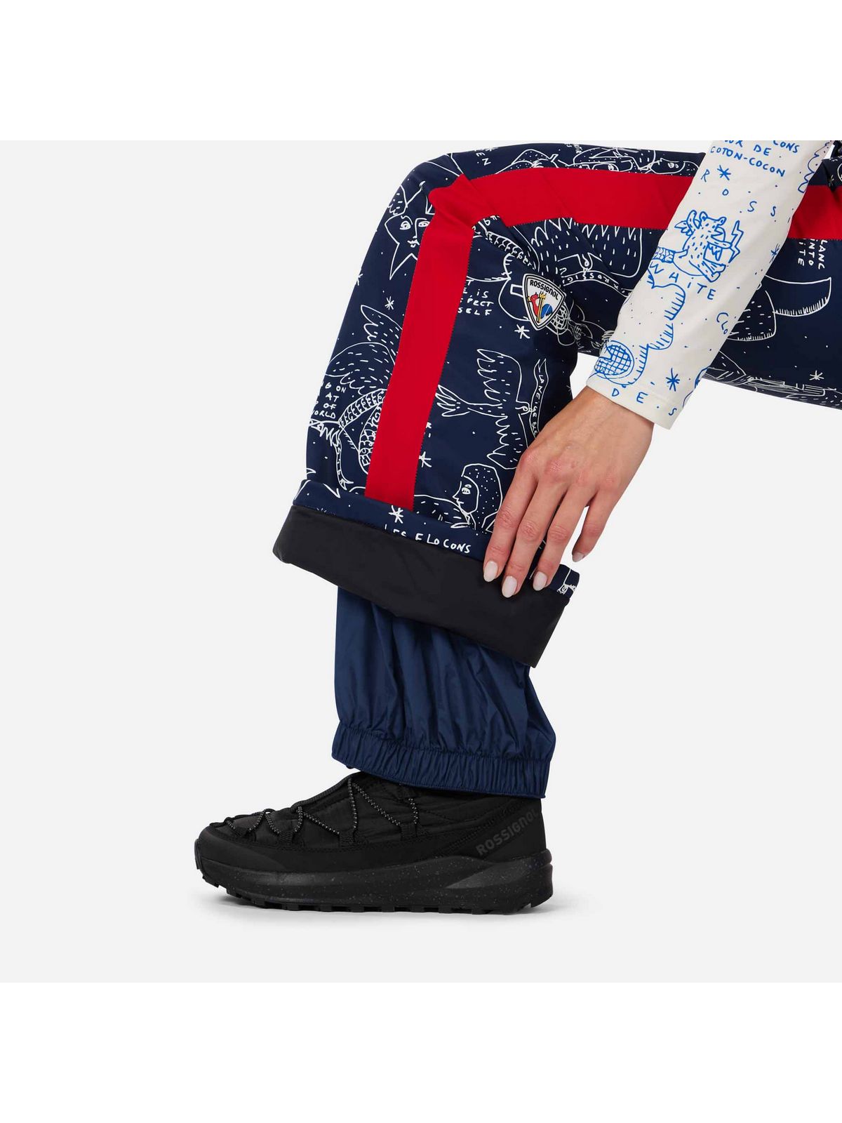 Spodnie narciarskie damskie ROSSIGNOL W Jcc Sublim Pant granatowe