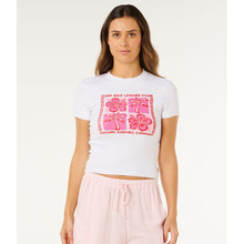 Koszulka damska RIP CURL Surf Side Fitted Tee biała
