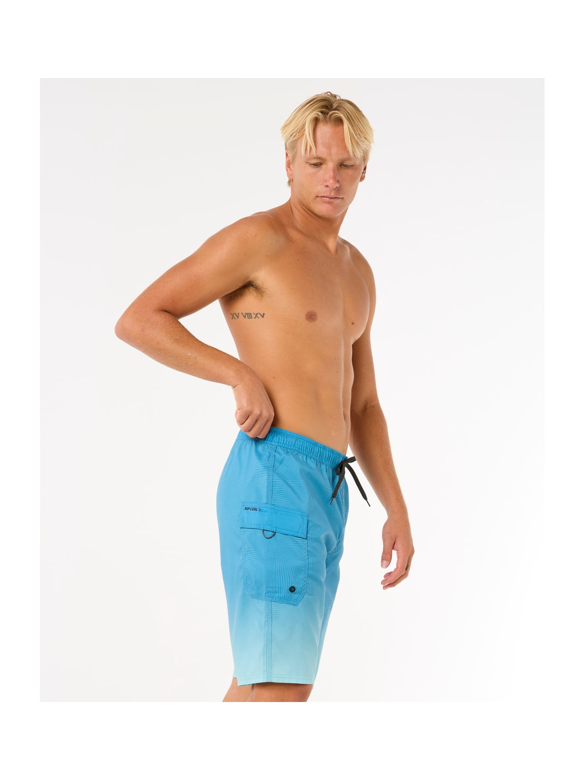Szorty kąpielowe męskie RIP CURL Shock Easy Fit Boardshort niebieskie